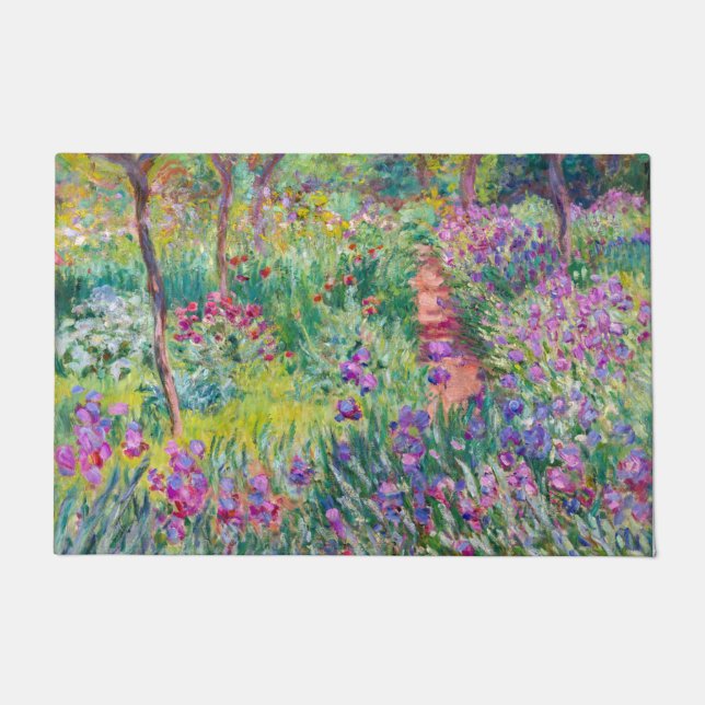 Claude Monet - The Iris Garden at Giverny Doormat (Front)