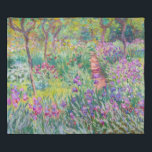 Claude Monet - The Iris Garden at Giverny Duvet Cover<br><div class="desc">The Iris Garden at Giverny / The Artist's Garden at Giverny - Claude Monet,  1899-1900</div>