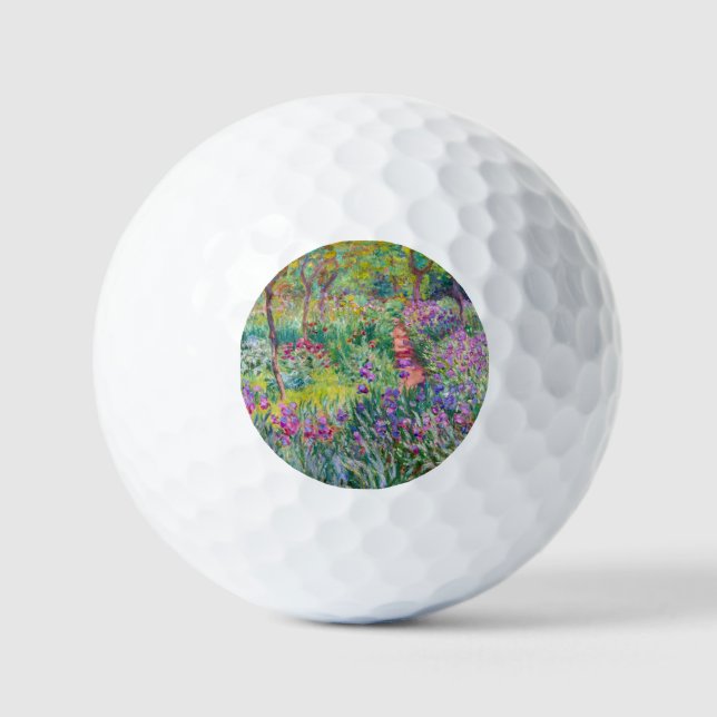 Claude Monet - The Iris Garden at Giverny Golf Balls (Front)