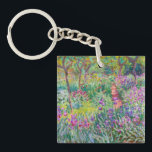 Claude Monet - The Iris Garden at Giverny Keychain<br><div class="desc">The Iris Garden at Giverny / The Artist's Garden at Giverny - Claude Monet,  1899-1900</div>