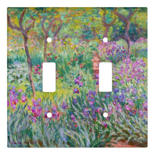 Claude Monet - The Iris Garden at Giverny Light Switch Cover