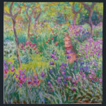 Claude Monet - The Iris Garden at Giverny Napkin<br><div class="desc">The Iris Garden at Giverny / The Artist's Garden at Giverny - Claude Monet,  1899-1900</div>