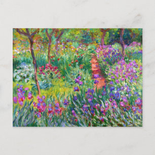 Claude Monet: The Iris Garden at Giverny Postcard