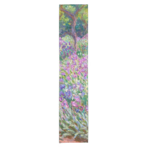 Claude Monet - The Iris Garden at Giverny Short Table Runner