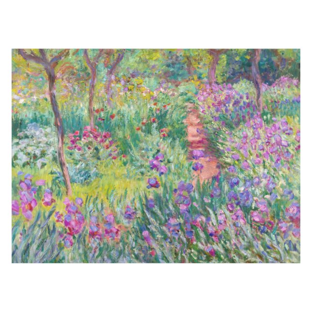 Claude Monet - The Iris Garden at Giverny Tablecloth (Front (Horizontal))