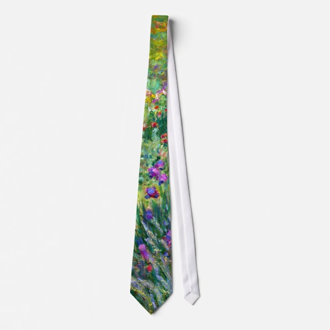 Claude Monet: The Iris Garden at Giverny Tie (Front)