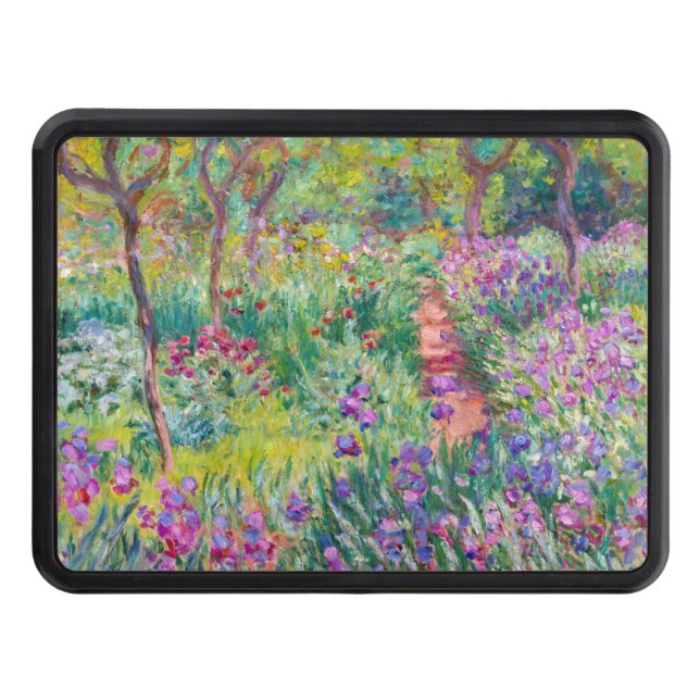 Claude Monet - The Iris Garden at Giverny Trailer Hitch Cover (Front)
