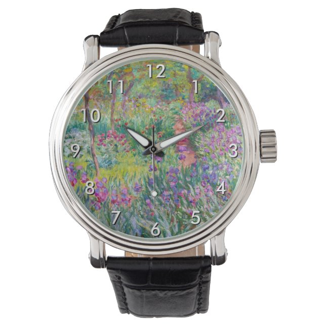 Claude Monet - The Iris Garden at Giverny Watch (Front)
