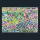 Claude Monet - The Iris Garden at Giverny Wrapping Paper Sheet<br><div class="desc">The Iris Garden at Giverny / The Artist's Garden at Giverny - Claude Monet,  1899-1900</div>