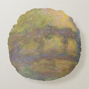Claude Monet   The Japanese Bridge, 1918-24 Round Pillow