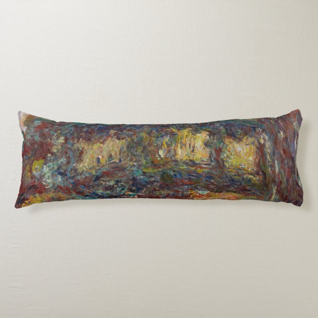 Claude Monet | The Japanese Bridge Body Pillow (Front)