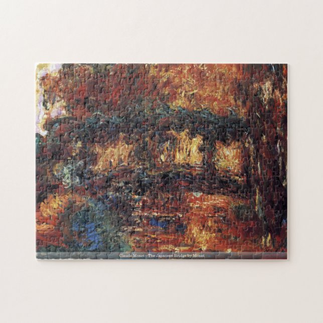Claude Monet - The Japanese Bridge by Monet Jigsaw Puzzle (Horizontal)