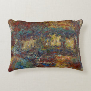 Claude Monet   The Japanese Bridge Decorative Pillow