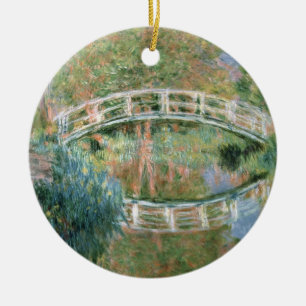Claude Monet   The Japanese Bridge, Giverny Ceramic Ornament