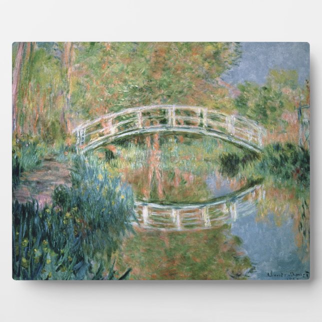 Claude Monet | The Japanese Bridge, Giverny Plaque (Front)