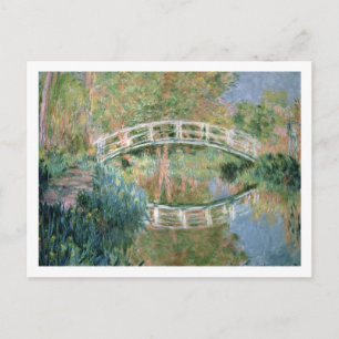 Claude Monet   The Japanese Bridge, Giverny Postcard