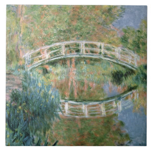 Claude Monet The Japanese Bridge, Giverny Tile