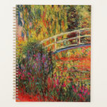 Claude Monet, The Japanese Bridge, Planner<br><div class="desc">The Japanese Bridge (The Water-Lily Pond,  Water-Irises),  famous painting by Claude Monet.</div>
