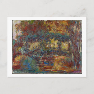 Claude Monet The Japanese Bridge Postcard