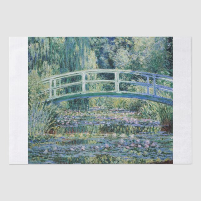 Claude Monet | The Japanese Bridge (The Water-Lily Tissue Paper (Front)