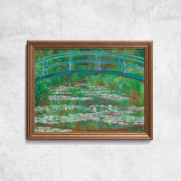 Claude Monet The Japanese Foot Bridge Old Art