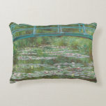 Claude Monet | The Japanese Footbridge, 1899 Accent Pillow<br><div class="desc">The Japanese Footbridge,  1899 (oil on canvas)| by  Claude Monet | Art Location: National Gallery of Art Washington DC| French Artist | Image Collection Number: XOS741957</div>