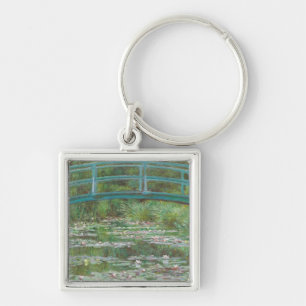 Claude Monet   The Japanese Footbridge, 1899 Keychain