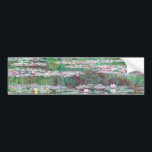 Claude Monet The Japanese Footbridge Bumper Sticker<br><div class="desc">Claude Monet The Japanese Footbridge Impressionist Art Japanese Footbridge is an oil painting by Claude Monet. It was painted in 1899. In 1893 Monet moved to a house in rural Giverny. In 1893 and the years following, he turned a swampy area at Giverny into a water lily pool. It became...</div>