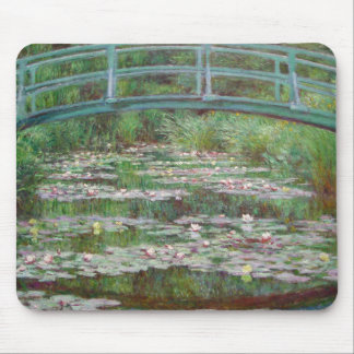 Claude Monet - The Japanese Footbridge Mouse Pad