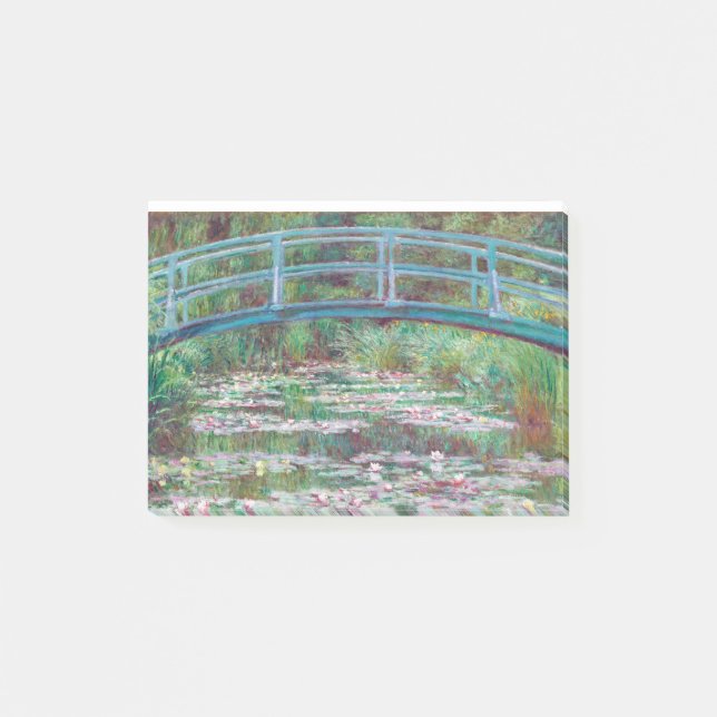 Claude Monet The Japanese Footbridge Post-it Notes (Front)