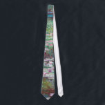 Claude Monet The Japanese Footbridge Tie<br><div class="desc">Claude Monet The Japanese Footbridge Impressionist Art Japanese Footbridge is an oil painting by Claude Monet. It was painted in 1899. In 1893 Monet moved to a house in rural Giverny. In 1893 and the years following, he turned a swampy area at Giverny into a water lily pool. It became...</div>