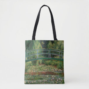 Claude Monet-The Japanese Footbridge Tote Bag