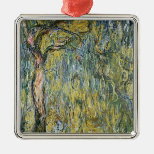 Claude Monet   The Large Willow at Giverny, 1918 Metal Ornament
