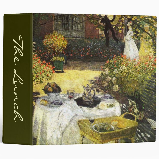 Claude Monet: The Lunch Binder (Front/Spine)