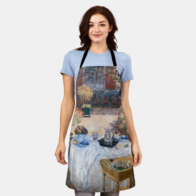 Claude Monet - The Luncheon, decorative panel Apron (Worn)