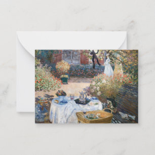 Claude Monet - The Luncheon, decorative panel Card