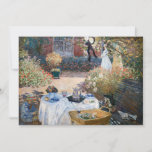 Claude Monet - The Luncheon, decorative panel Invitation<br><div class="desc">The Luncheon,  decorative panel / Le dejeuner,  panneau decoratif - Claude Monet,  1873</div>