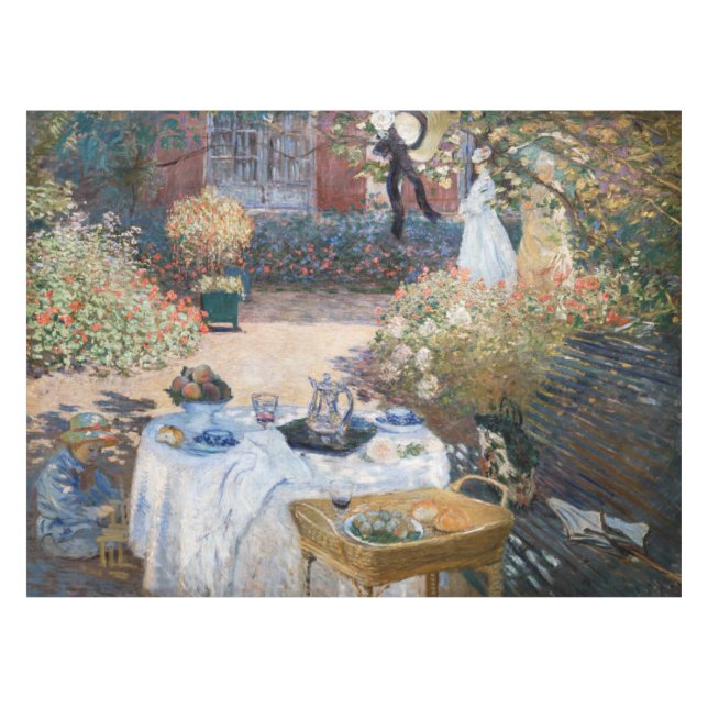 Claude Monet - The Luncheon, decorative panel Tablecloth (Front (Horizontal))