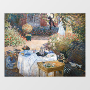 Claude Monet - The Luncheon Window Cling