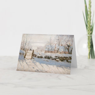 Claude Monet - The Magpie Card
