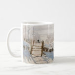 Claude Monet - The Magpie Coffee Mug<br><div class="desc">The Magpie / La Pie - Claude Monet,  Oil on Canvas, 1868-1869</div>