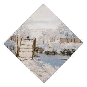 Claude Monet - The Magpie Graduation Cap Topper