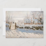 Claude Monet - The Magpie Invitation<br><div class="desc">The Magpie / La Pie - Claude Monet,  Oil on Canvas, 1868-1869</div>