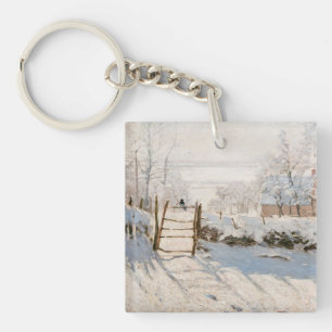 Claude Monet - The Magpie Keychain