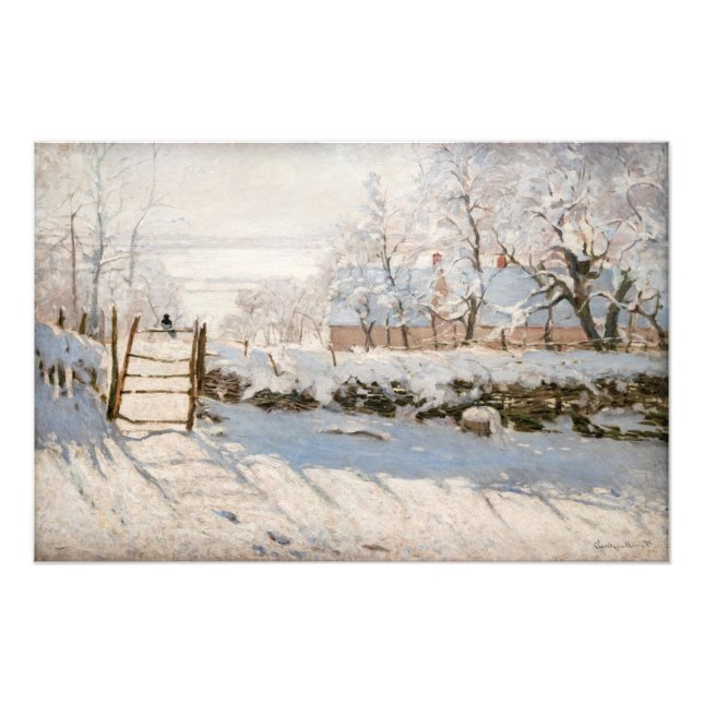 Claude Monet - The Magpie Photo Print (Front)