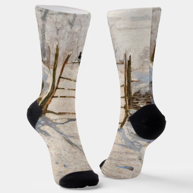 Claude Monet - The Magpie Socks (Angled)