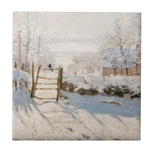 Claude Monet - The Magpie Tile