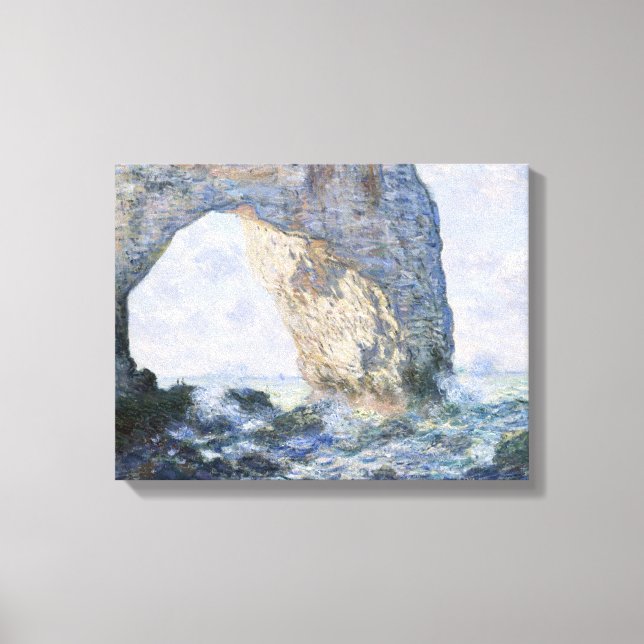 Claude Monet | The Manneporte Etretat Canvas Print (Front)