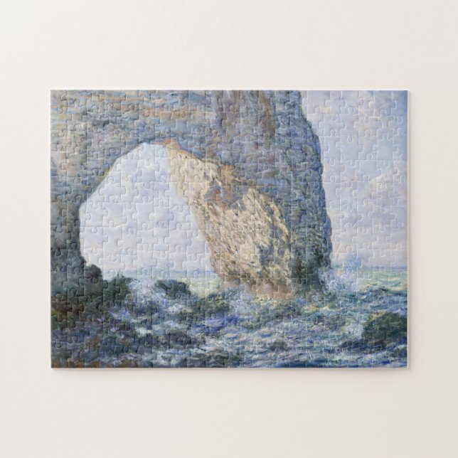 Claude Monet | The Manneporte Etretat Jigsaw Puzzle (Horizontal)