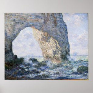 Claude Monet   The Manneporte Etretat Poster